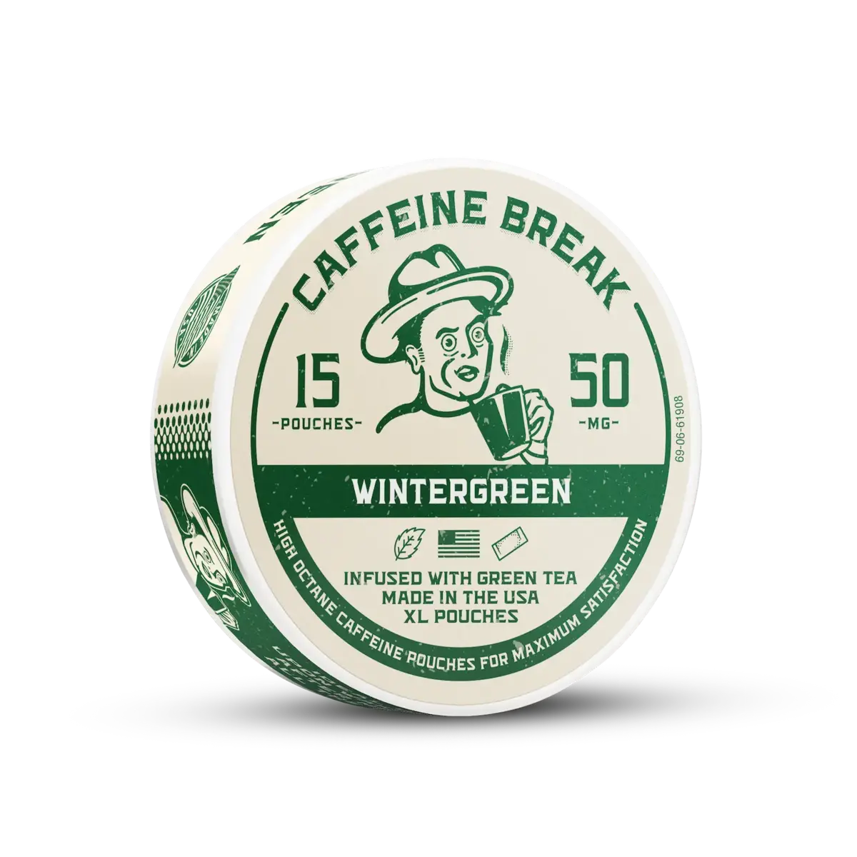 Wintergreen Caffeine Pouches