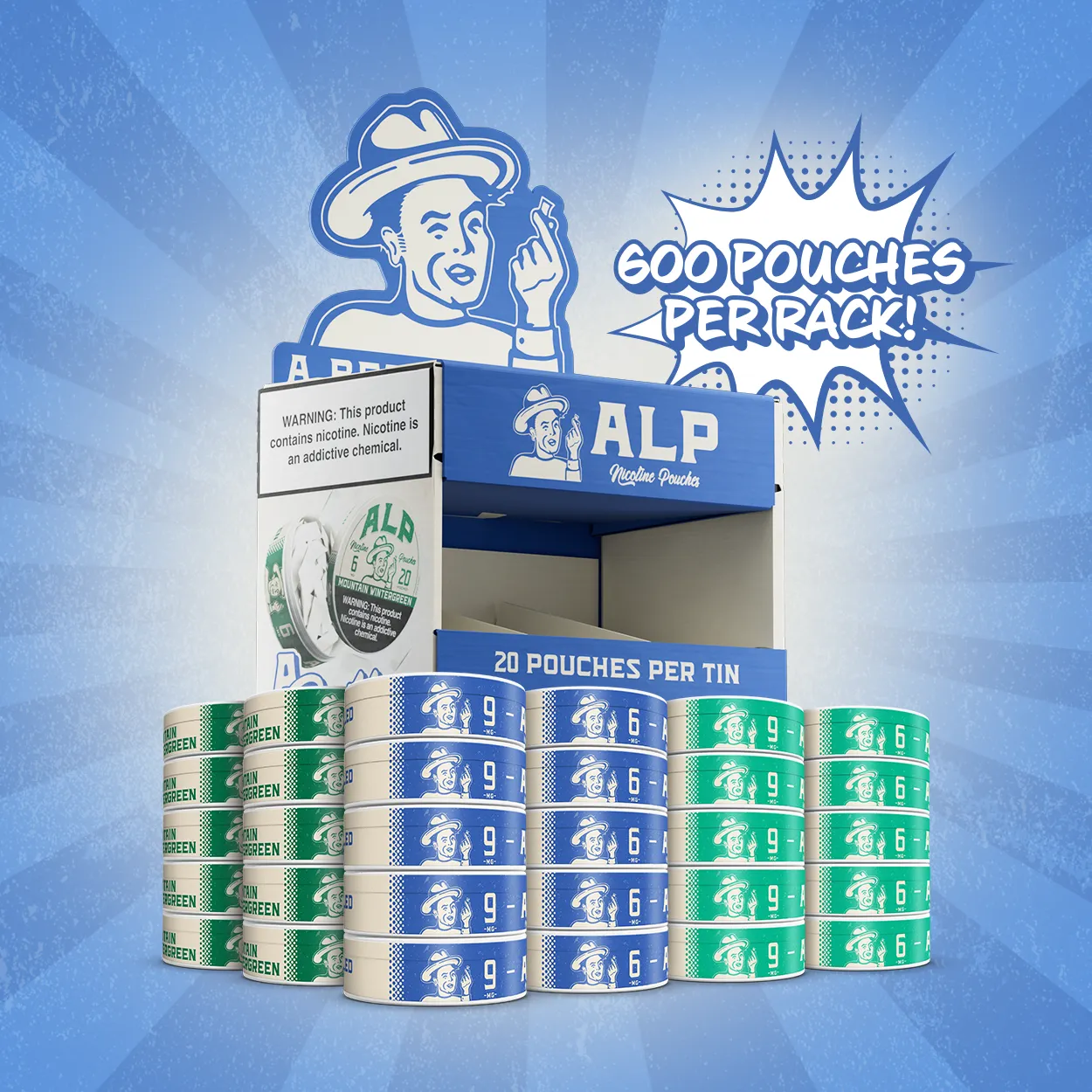 2 Tier Prepacked Display