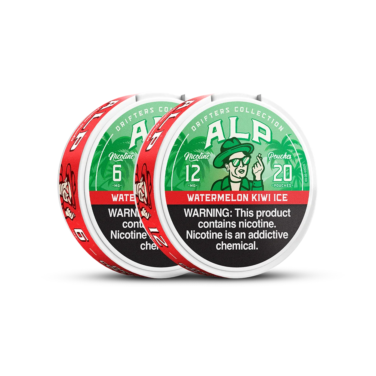 Drifters Watermelon Kiwi Ice Nicotine Pouches